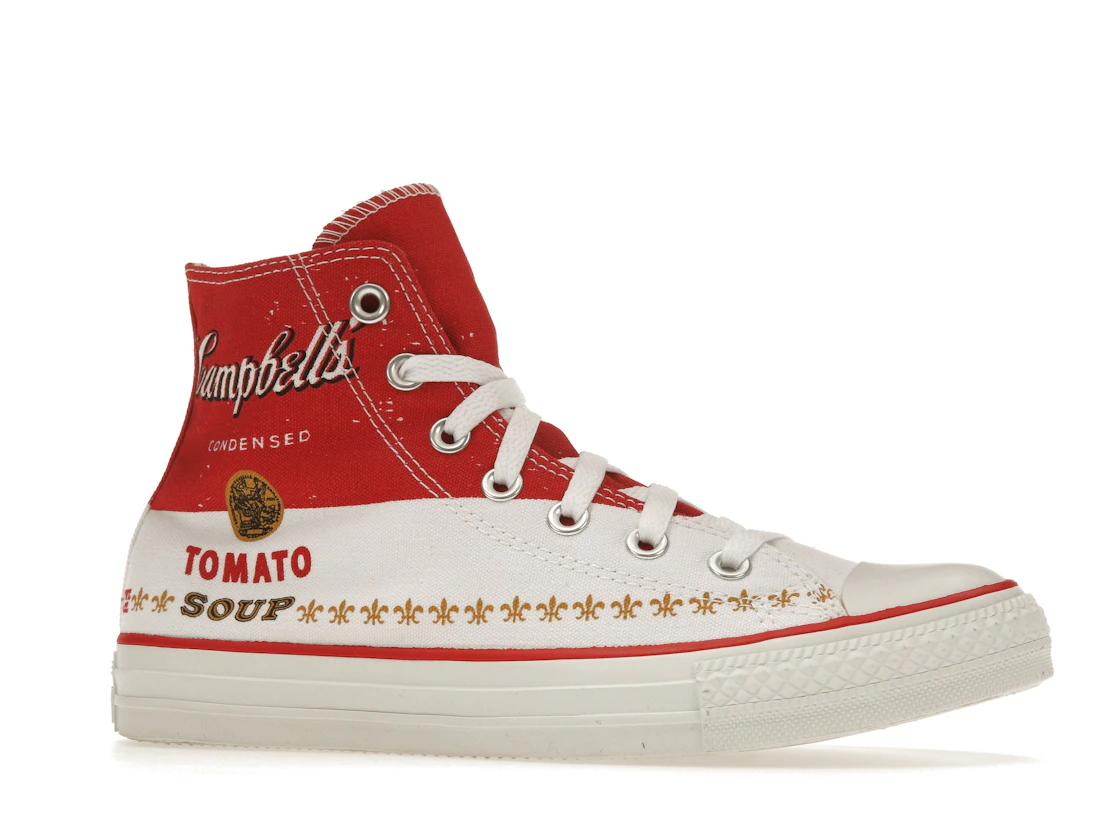 Converse Chuck Taylor All Star CT Hi Casino Andy Warhol Campbell's Soup