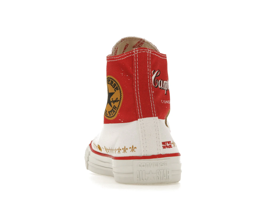 Converse Chuck Taylor All Star CT Hi Casino Andy Warhol Campbell's Soup