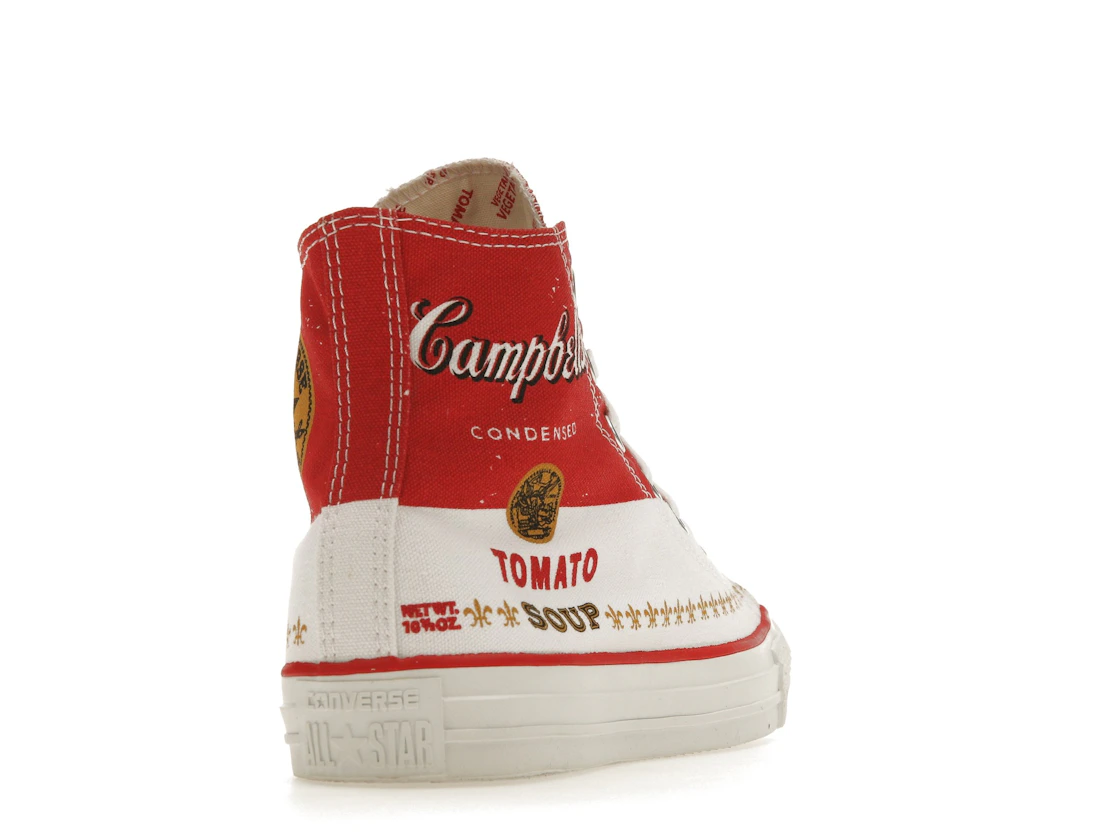 Converse Chuck Taylor All Star CT Hi Casino Andy Warhol Campbell's Soup