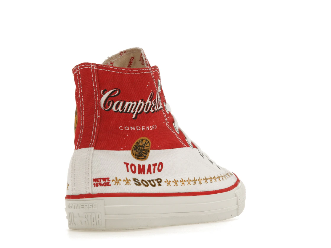 Converse Chuck Taylor All Star CT Hi Casino Andy Warhol Campbell's Soup