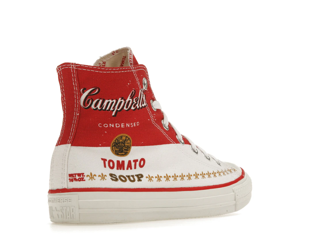 Converse Chuck Taylor All Star CT Hi Casino Andy Warhol Campbell's Soup