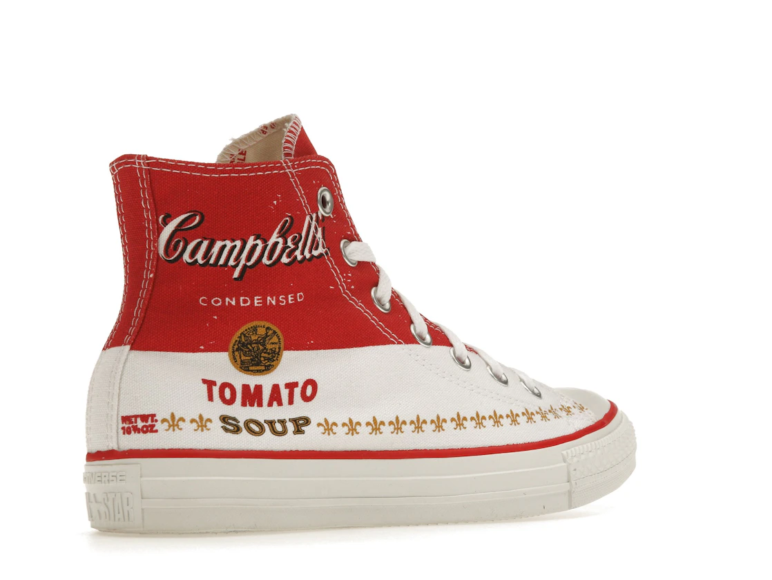 Converse Chuck Taylor All Star CT Hi Casino Andy Warhol Campbell's Soup