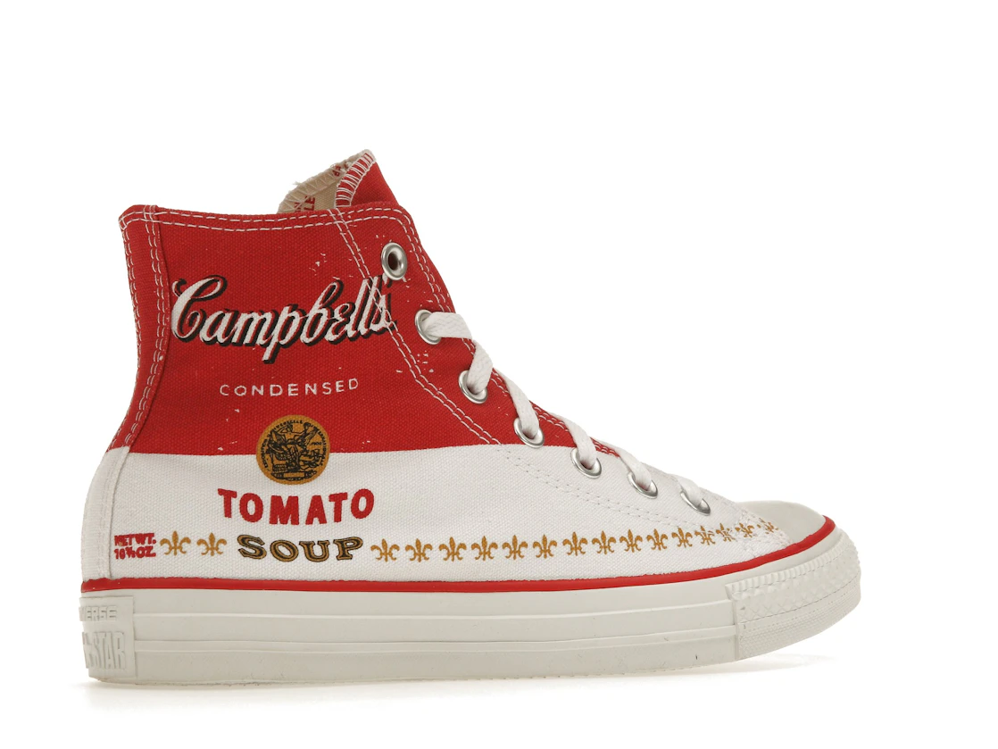Converse Chuck Taylor All Star CT Hi Casino Andy Warhol Campbell's Soup