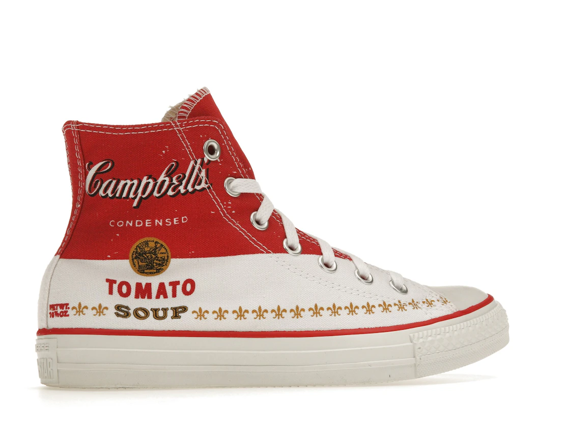 Converse Chuck Taylor All Star CT Hi Casino Andy Warhol Campbell's Soup