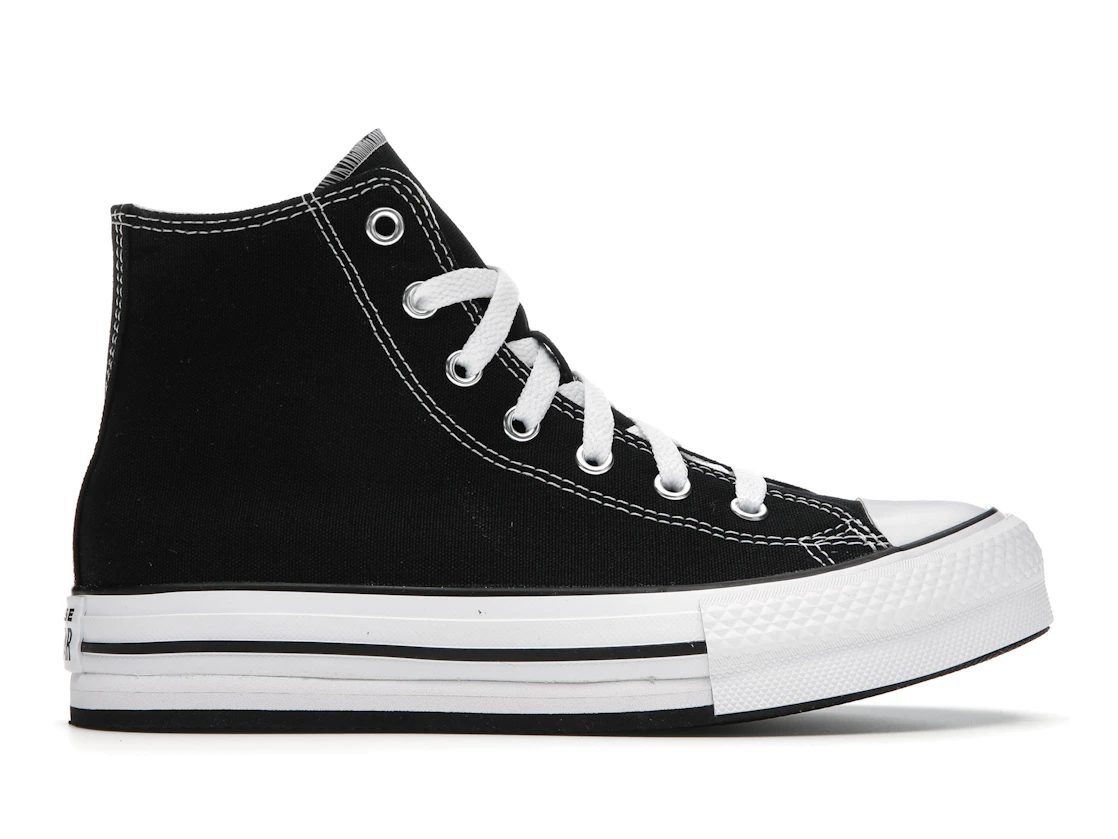 Converse Chuck Taylor All Star EVA Lift Platform Hi Black White (GS)