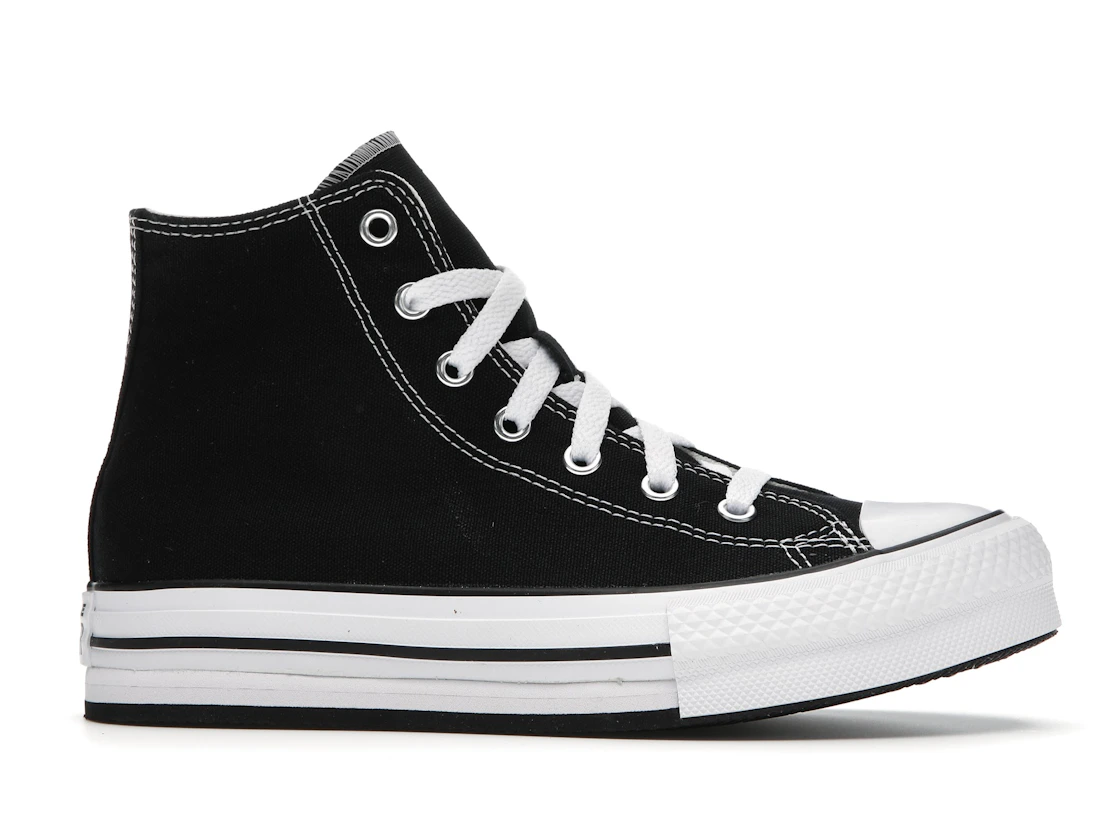 Converse Chuck Taylor All Star EVA Lift Platform Hi Black White (GS)