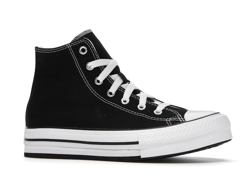 Converse Chuck Taylor All Star EVA Lift Platform Hi Black White (GS)
