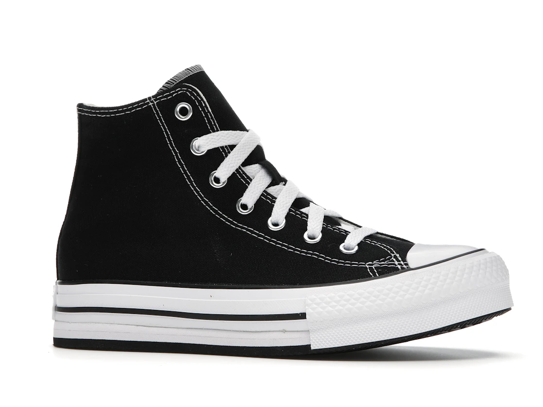 Converse Chuck Taylor All Star EVA Lift Platform Hi Black White (GS)
