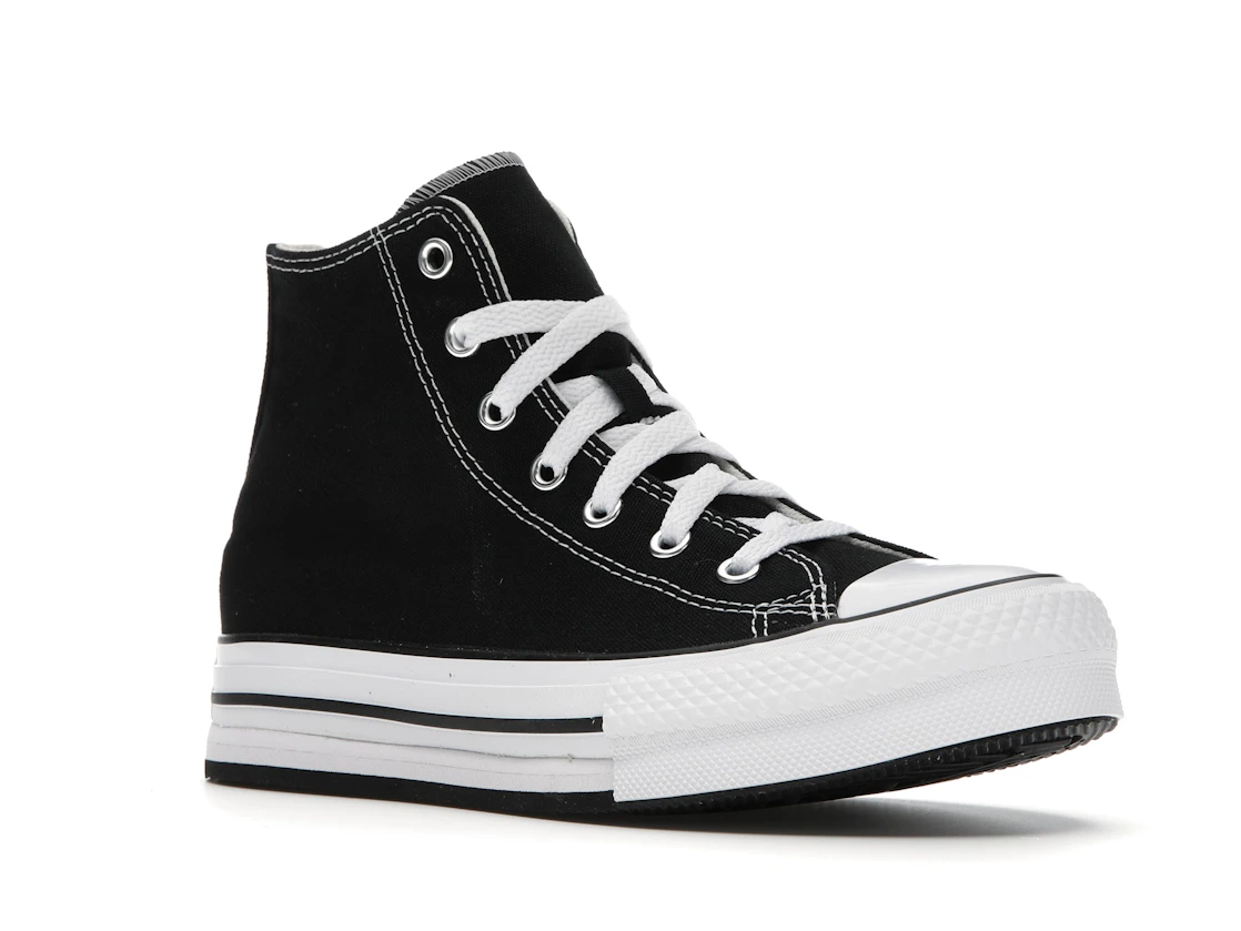 Converse Chuck Taylor All Star EVA Lift Platform Hi Black White (GS)