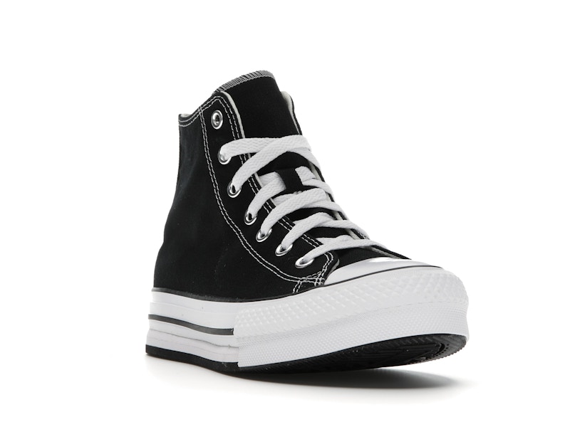 Converse Chuck Taylor All Star EVA Lift Platform Hi Black White (GS)