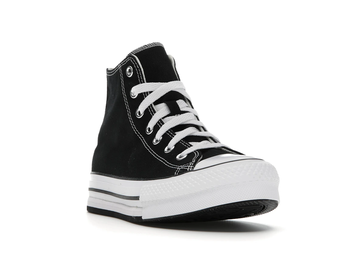 Converse Chuck Taylor All Star EVA Lift Platform Hi Black White (GS)