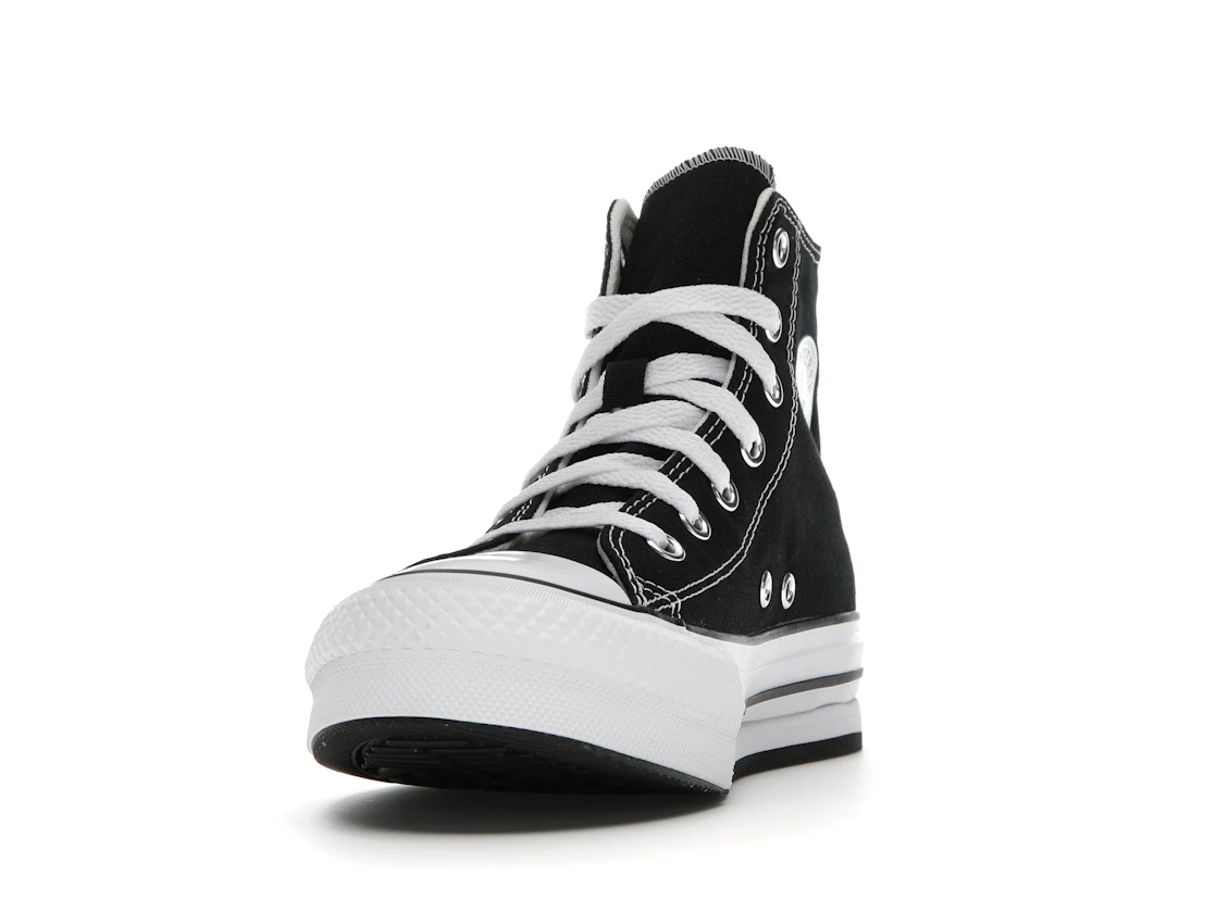 Converse Chuck Taylor All Star EVA Lift Platform Hi Black White (GS)