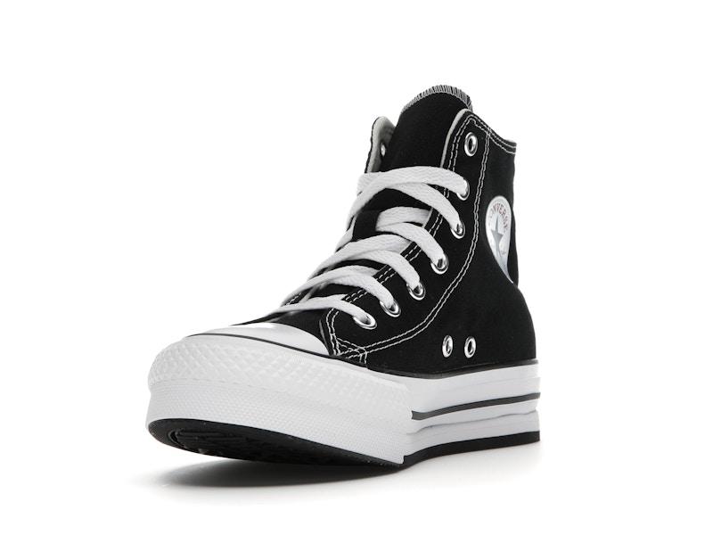 Converse Chuck Taylor All Star EVA Lift Platform Hi Black White (GS)