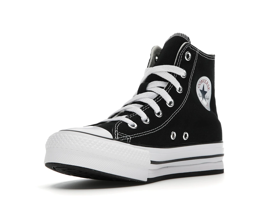 Converse Chuck Taylor All Star EVA Lift Platform Hi Black White (GS)