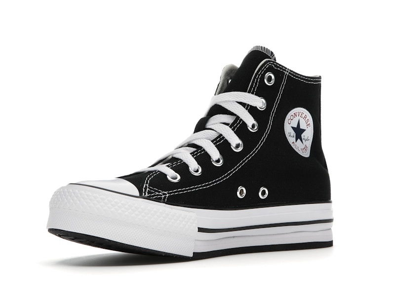 Converse Chuck Taylor All Star EVA Lift Platform Hi Black White (GS)