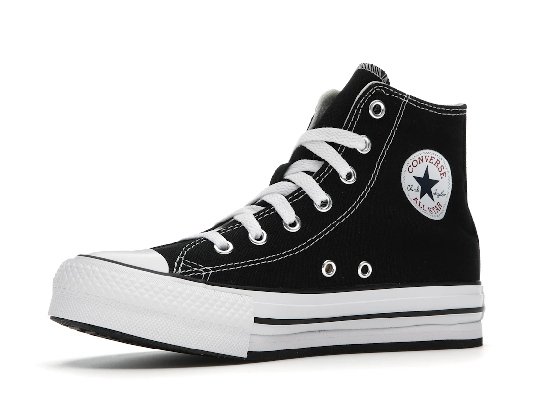 Converse Chuck Taylor All Star EVA Lift Platform Hi Black White (GS)
