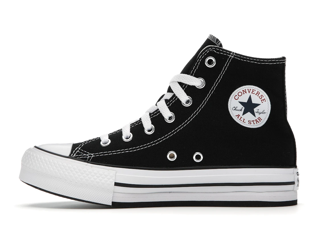 Converse Chuck Taylor All Star EVA Lift Platform Hi Black White (GS)