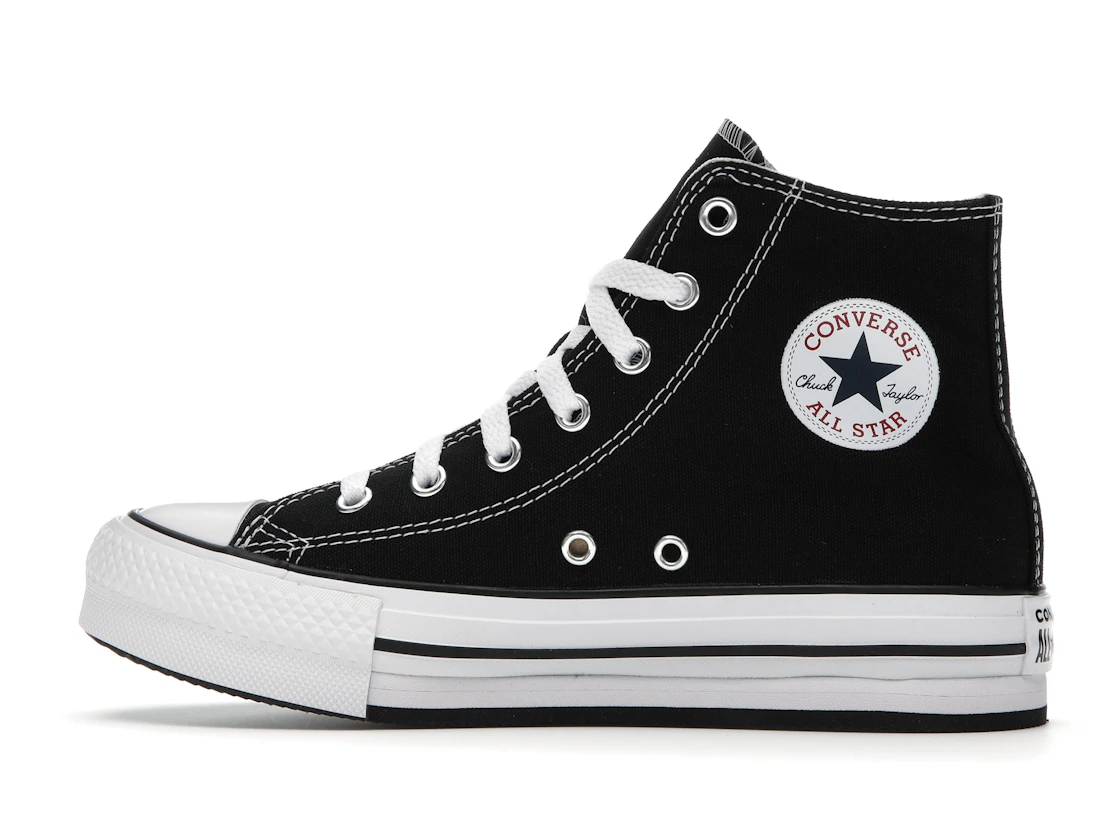 Converse Chuck Taylor All Star EVA Lift Platform Hi Black White (GS)