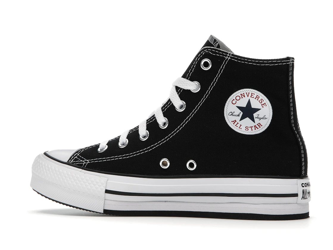 Converse Chuck Taylor All Star EVA Lift Platform Hi Black White (GS)