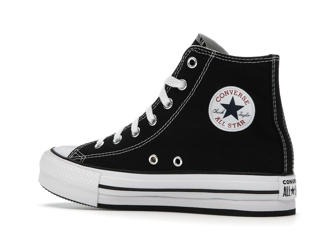 Converse Chuck Taylor All Star EVA Lift Platform Hi Black White (GS)