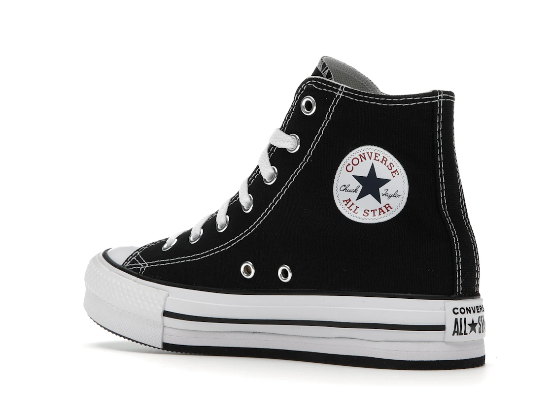 Converse Chuck Taylor All Star EVA Lift Platform Hi Black White (GS)