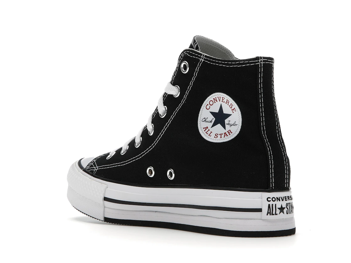 Converse Chuck Taylor All Star EVA Lift Platform Hi Black White (GS)