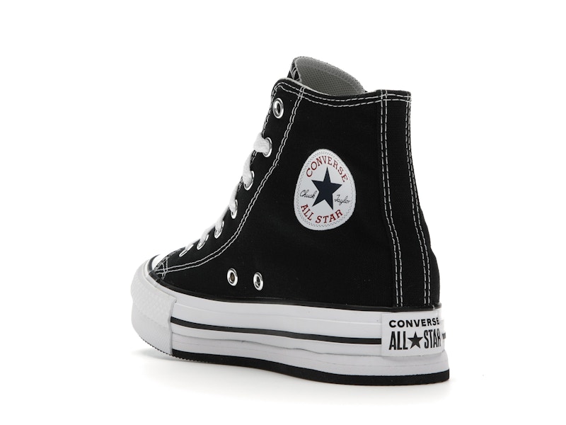 Converse Chuck Taylor All Star EVA Lift Platform Hi Black White (GS)