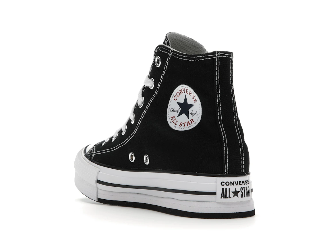 Converse Chuck Taylor All Star EVA Lift Platform Hi Black White (GS)