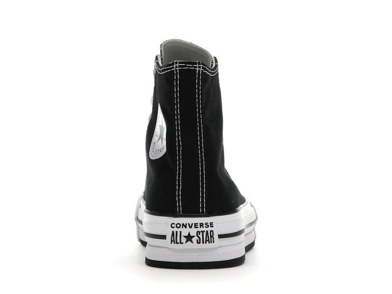 Converse Chuck Taylor All Star EVA Lift Platform Hi Black White (GS)