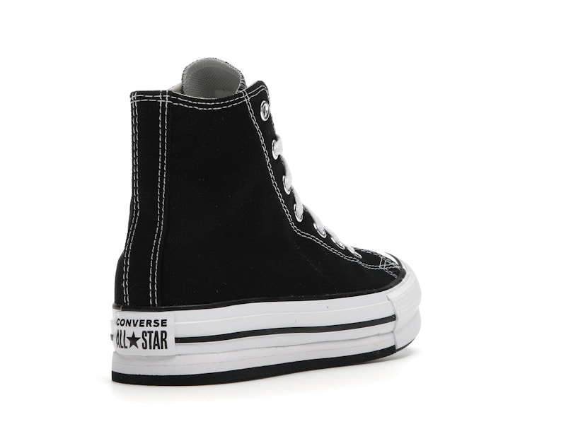 Converse Chuck Taylor All Star EVA Lift Platform Hi Black White (GS)