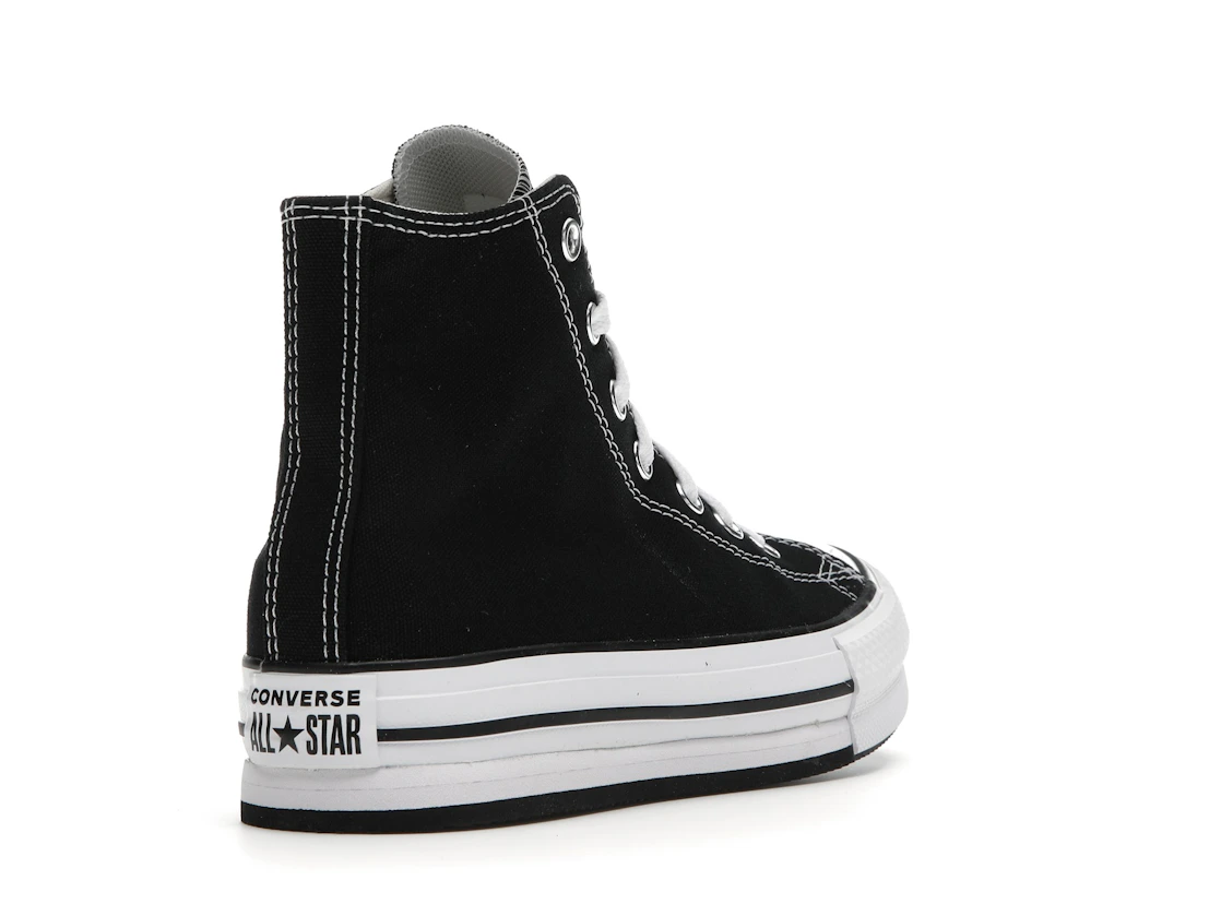 Converse Chuck Taylor All Star EVA Lift Platform Hi Black White (GS)