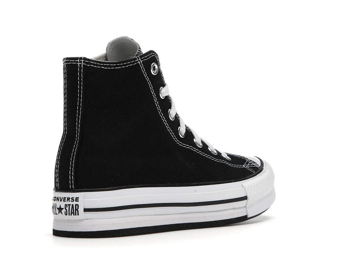 Converse Chuck Taylor All Star EVA Lift Platform Hi Black White (GS)