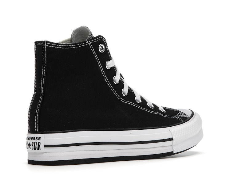 Converse Chuck Taylor All Star EVA Lift Platform Hi Black White (GS)