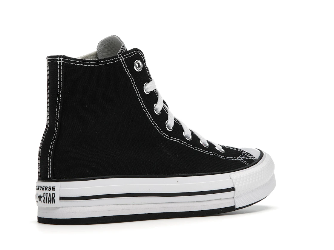 Converse Chuck Taylor All Star EVA Lift Platform Hi Black White (GS)