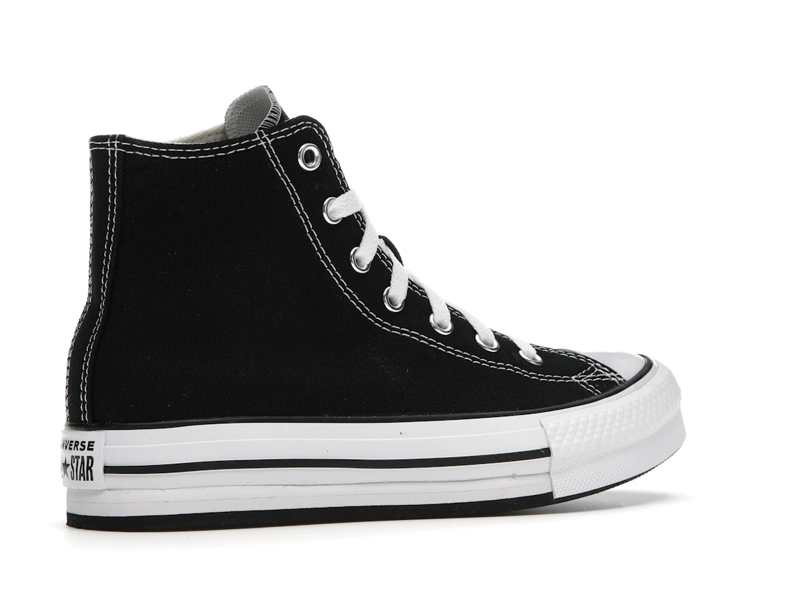 Converse Chuck Taylor All Star EVA Lift Platform Hi Black White (GS)