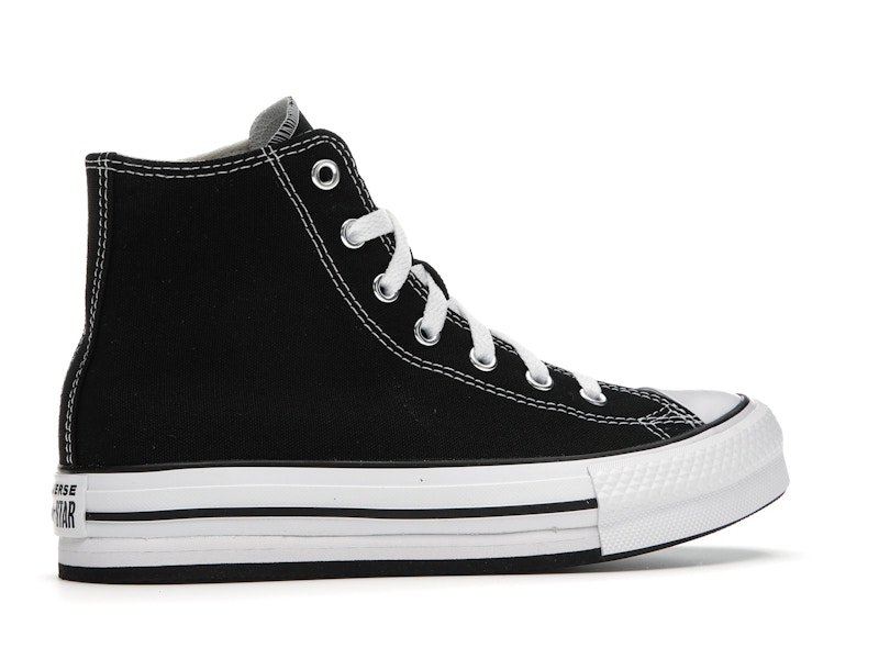 Converse Chuck Taylor All Star EVA Lift Platform Hi Black White (GS)