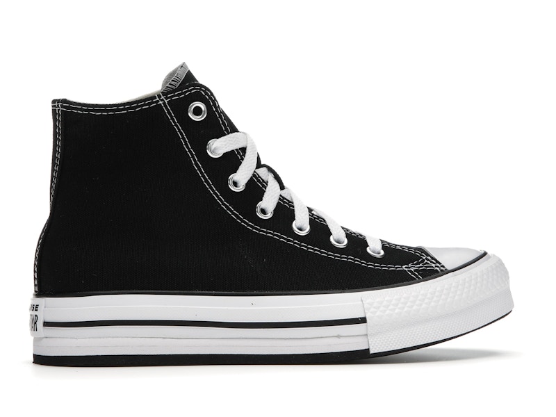 Converse Chuck Taylor All Star EVA Lift Platform Hi Black White (GS)