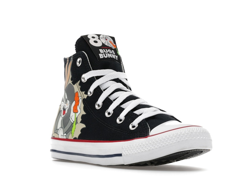Converse Chuck Taylor All Star Hi Bugs Bunny 80th Anniversary Black
