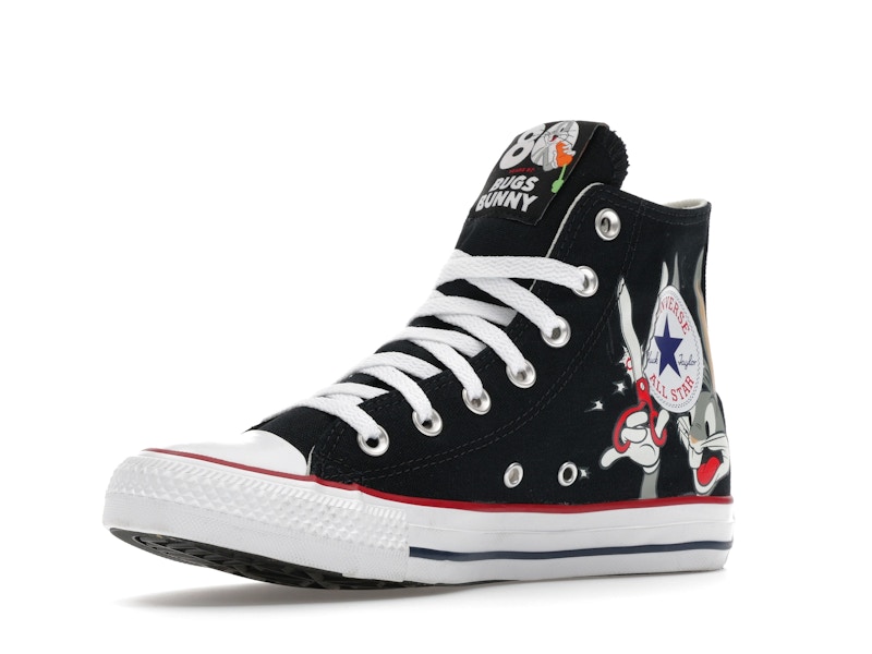Converse Chuck Taylor All Star Hi Bugs Bunny 80th Anniversary Black