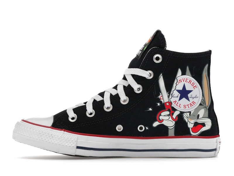 Converse Chuck Taylor All Star Hi Bugs Bunny 80th Anniversary Black