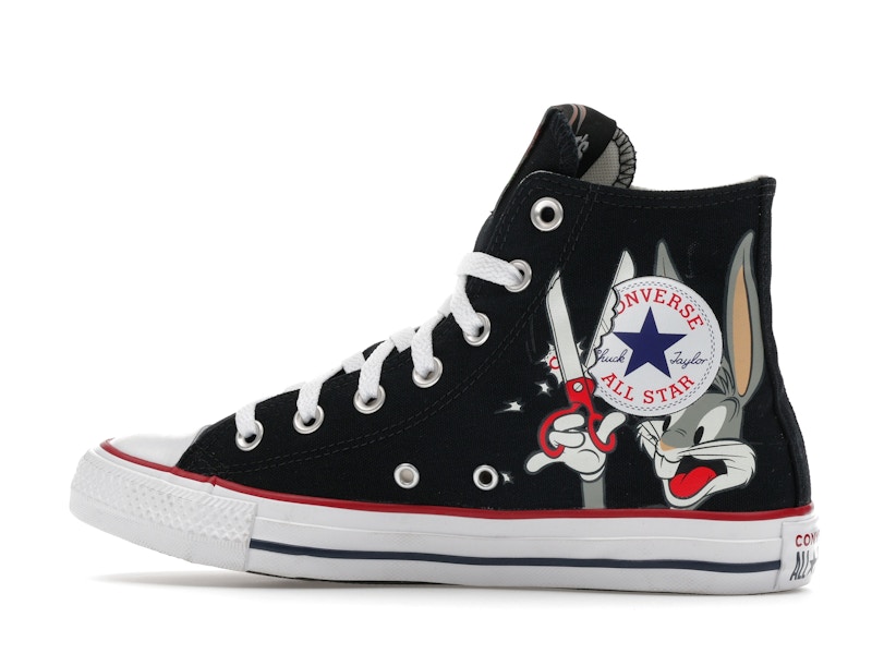 Converse Chuck Taylor All Star Hi Bugs Bunny 80th Anniversary Black