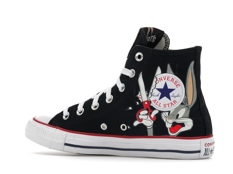 Converse Chuck Taylor All Star Hi Bugs Bunny 80th Anniversary Black