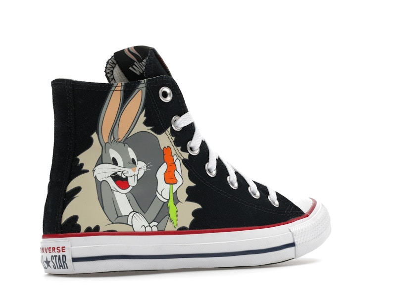 Converse Chuck Taylor All Star Hi Bugs Bunny 80th Anniversary Black