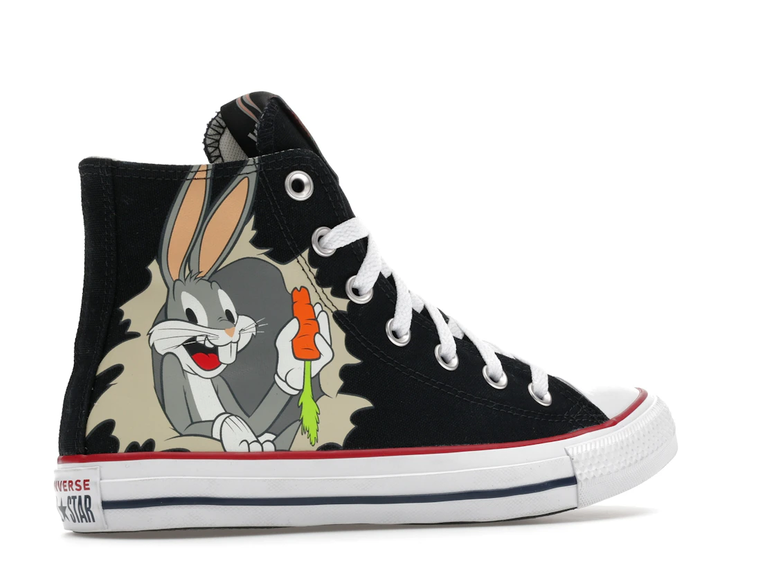 Converse Chuck Taylor All Star Hi Bugs Bunny 80th Anniversary Black