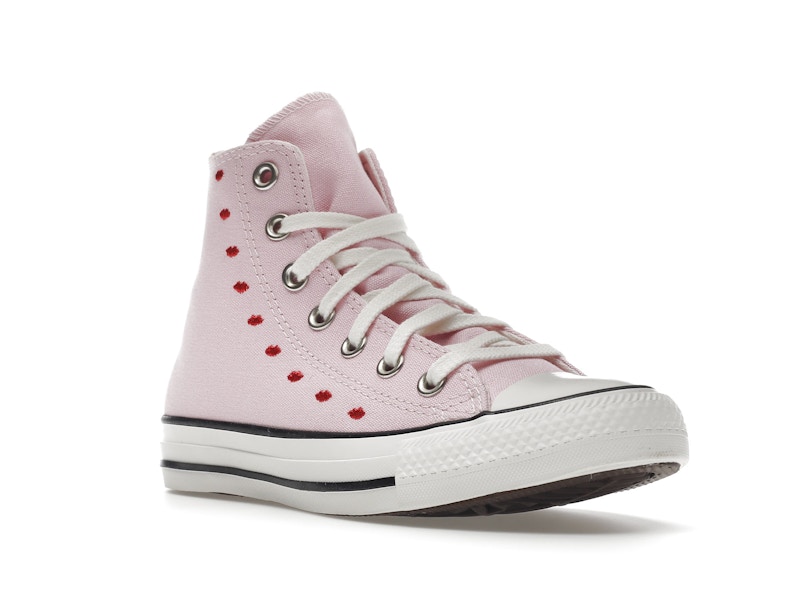 Converse Chuck Taylor All Star Hi Embroidered Hearts Pink (Women's)