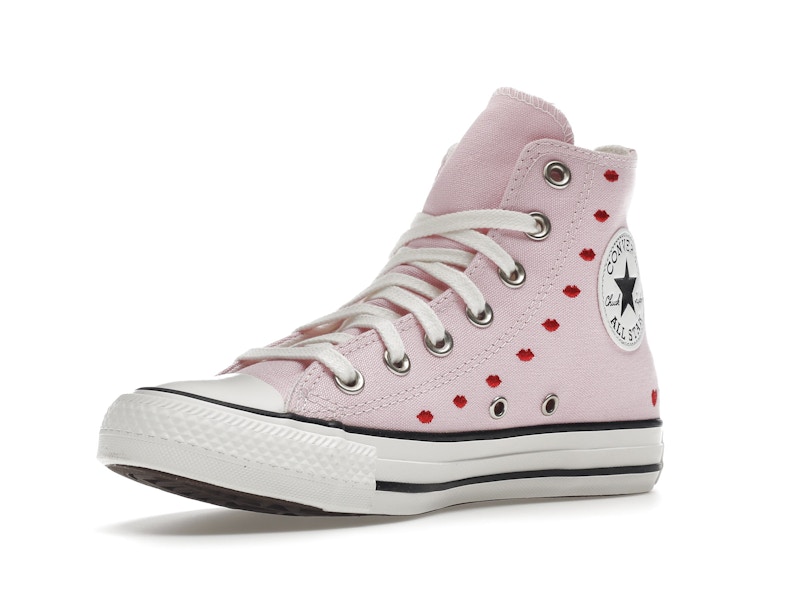 Converse Chuck Taylor All Star Hi Embroidered Hearts Pink (Women's)