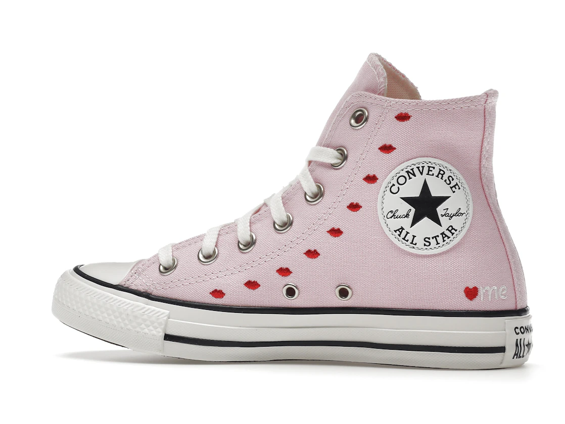 Converse Chuck Taylor All Star Hi Embroidered Hearts Pink (Women's)