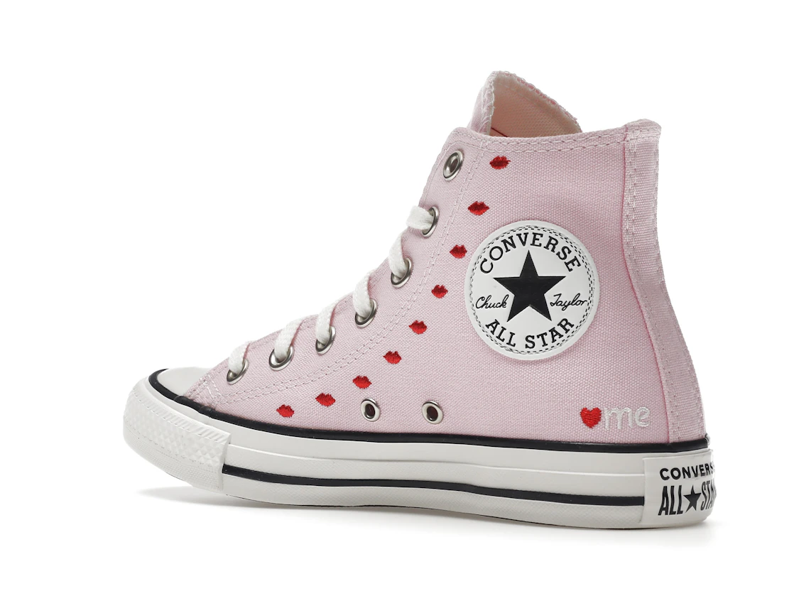 Converse Chuck Taylor All Star Hi Embroidered Hearts Pink (Women's)