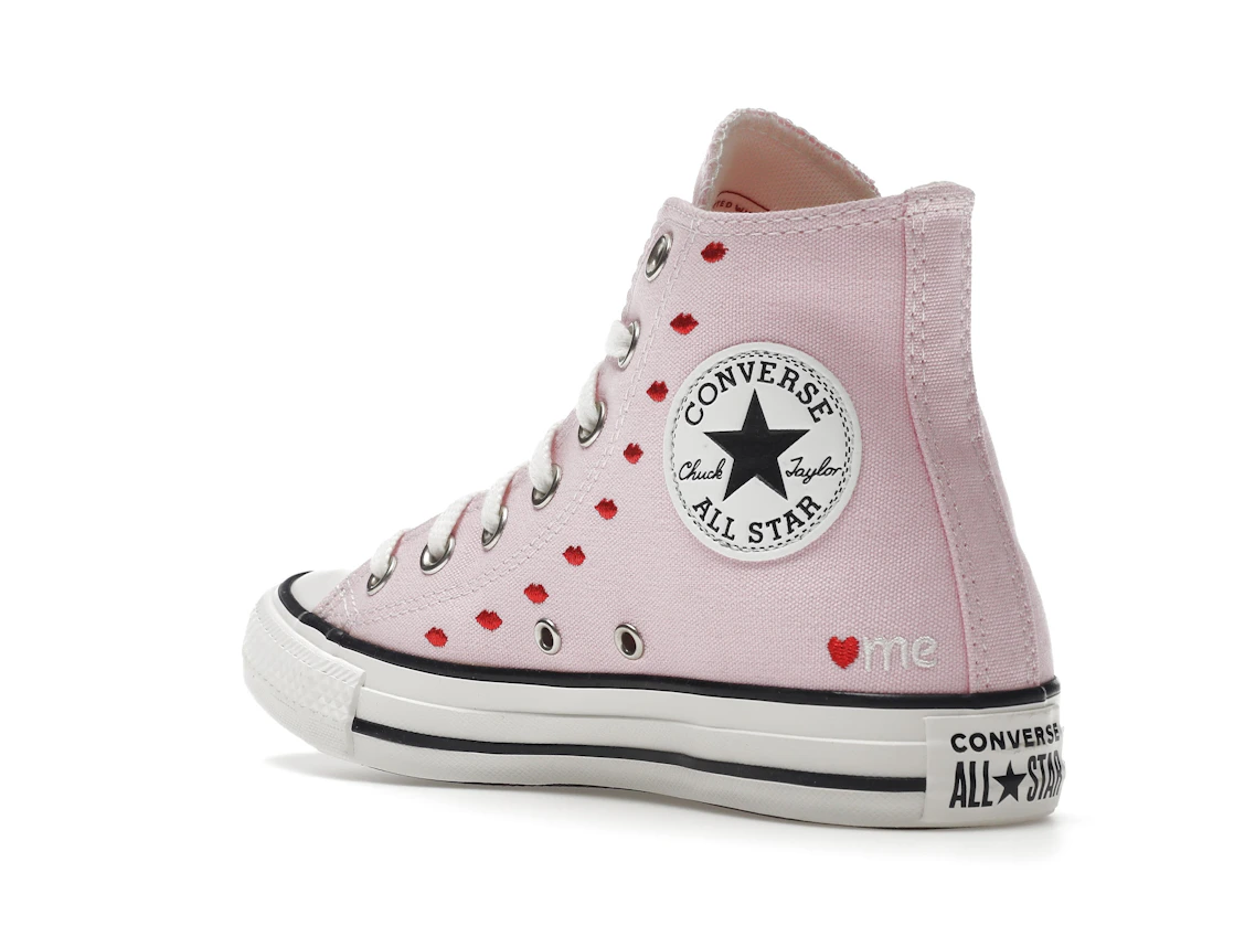 Converse Chuck Taylor All Star Hi Embroidered Hearts Pink (Women's)