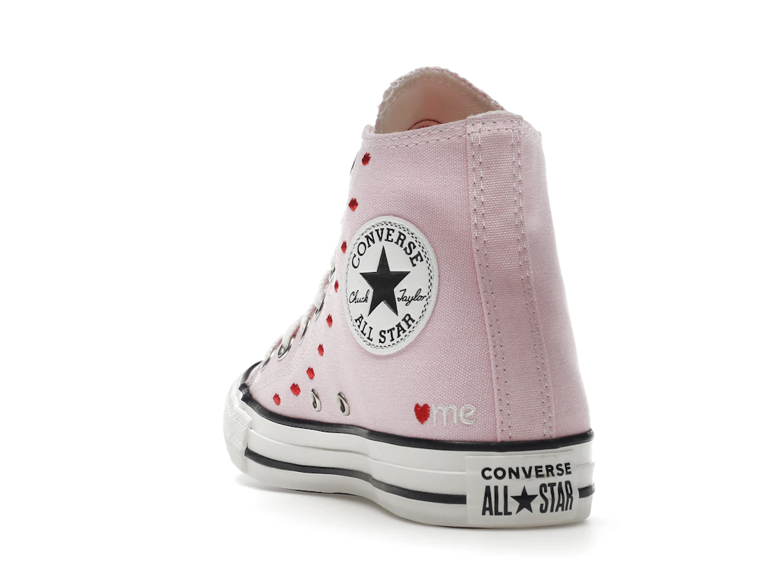 Converse Chuck Taylor All Star Hi Embroidered Hearts Pink (Women's)